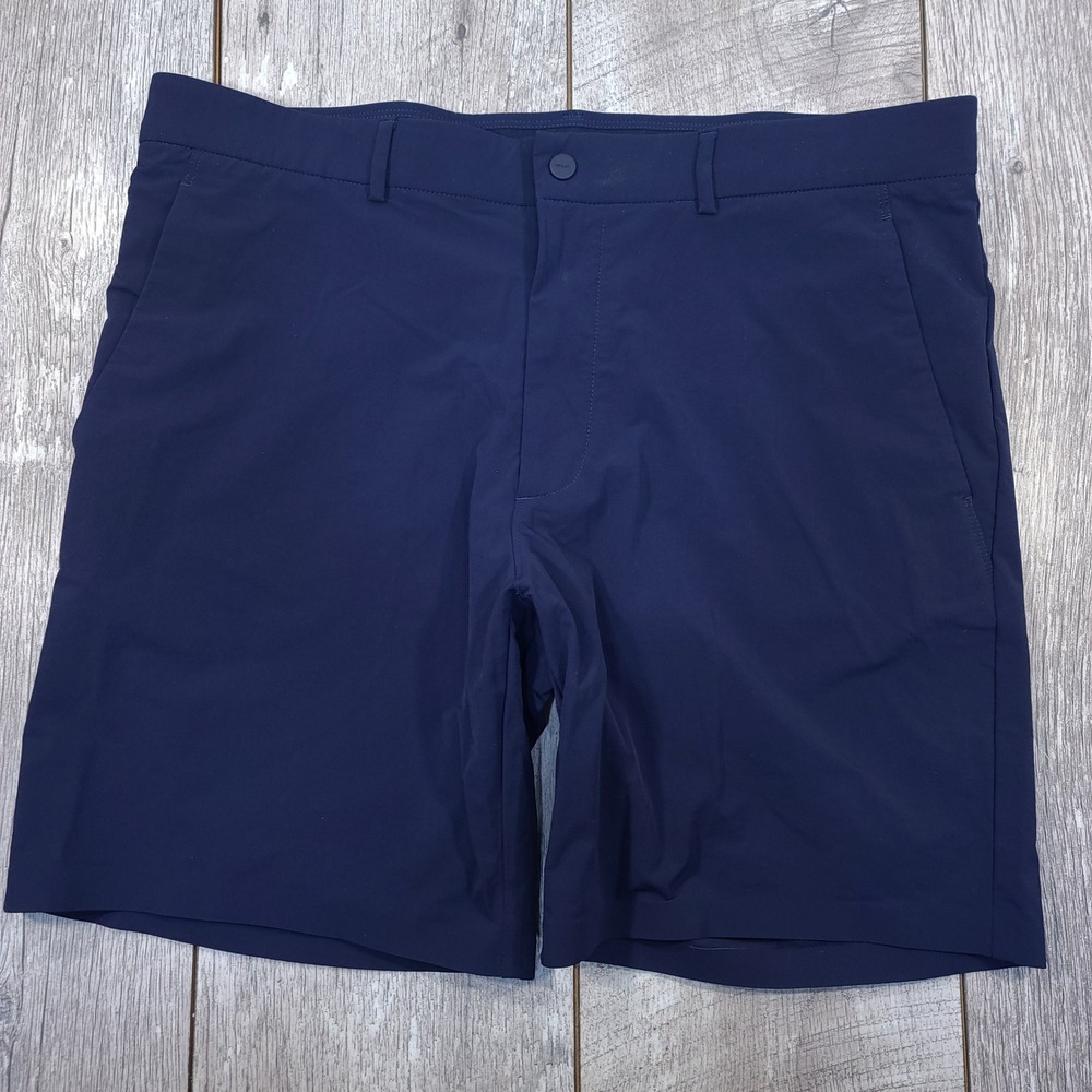 RLX Ralph Lauren Golf Shorts Mens 34 Navy Blue Tailored Fit Performance Stretch
